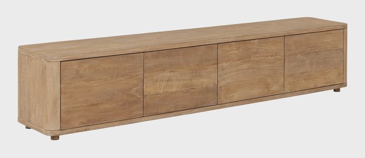 DTP Home TV-meubel Nova Teakhout, 210cm - NATUREL