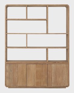DTP Home Boekenkast Nova Teakhout, 210 x 160m - NATUREL