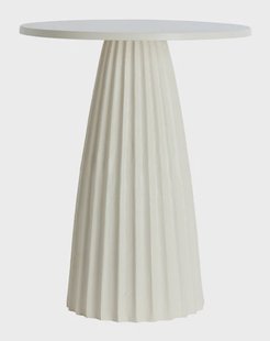 Light & Living Ronde Bijzettafel Veglia Ø45cm - Crème