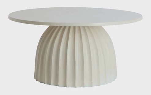 Light & Living Ronde Salontafel Veglia Ø70cm - Crème