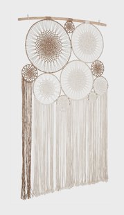 MUST Living Wanddecoratie Boho Macramé, 195 x 119cm - NATUREL