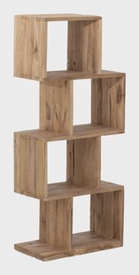 MUST Living Wandkast Tetris Gerecycled teakhout, 154 x 55cm - Naturel