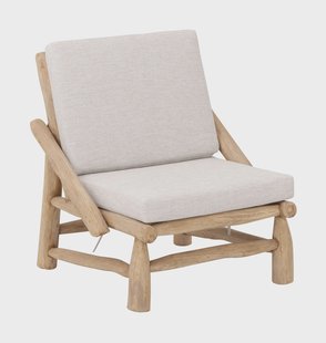 MUST Living Fauteuil Blue Marlin Teakhout - Beige