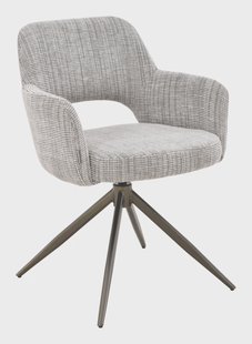 MUST Living Draaibare Eetkamerstoel DiCaprio Donna-stof - Beige