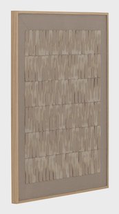 MUST Living Wandpaneel Cielo Jute, 102 x 76cm - Taupe