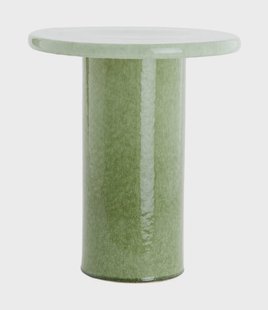 Light & Living Ronde Bijzettafel Tudo Keramiek, Ø40cm - Mintgroen