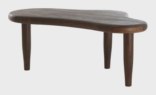 Light & Living Organische Salontafel Canzo Mangohout, 102 x 64cm - Roodbruin