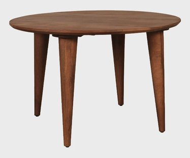 LABEL51 Ronde Eettafel Fly Mangohout, Ø120cm - Espresso