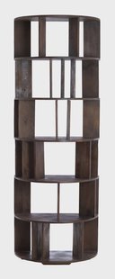 Light & Living Wandkast Limpya Mangohout, 212 x 76cm - Mat Donker Roodbruin