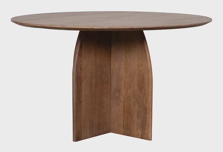 LABEL51 Ronde Eettafel Mick Mangohout, Ø130cm - Naturel