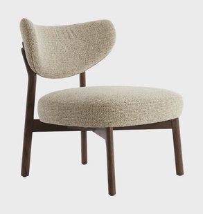 Light & Living Fauteuil Utsira Geweven stof - Crème/Bruin