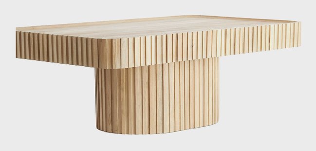 Light & Living Salontafel Kioto Mangohout, 120 x 70cm - Naturel