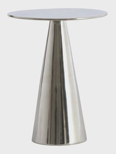 Light & Living Ronde Bijzettafel Leova Ø35cm - Nikkel
