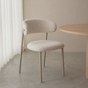 LABEL51 Eetkamerstoel Kaito Prestige-stof - Naturel/Beige
