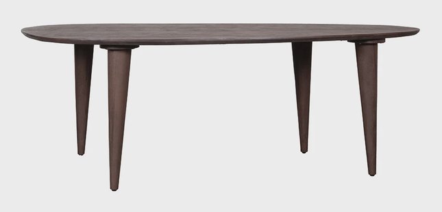 LABEL51 Organische Eettafel Fly Mangohout, 200 x 110cm - Espresso