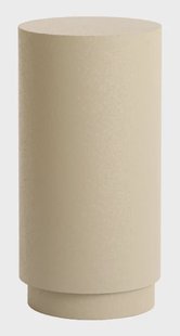 Light & Living Zuil Aluria 60cm hoog - Lichtgrijs - Rond
