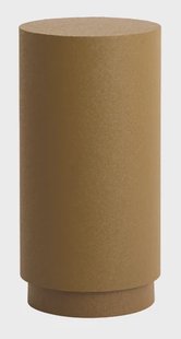 Light & Living Zuil Aluria 60cm hoog - Karamel - Rond