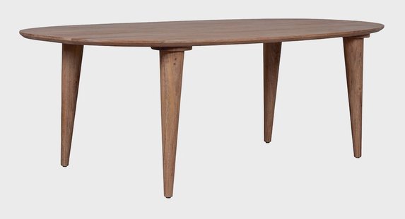 LABEL51 Organische Eettafel Fly Mangohout, 200 x 110cm - Naturel