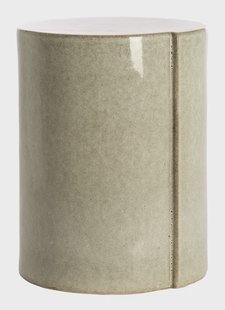 Light & Living Ronde Bijzettafel Chulilla Keramiek, Ø33cm - Grijs