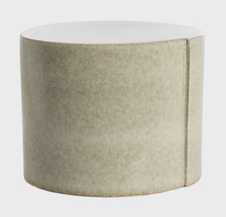 Light & Living Ronde Bijzettafel Chulilla Keramiek, Ø42cm - Grijs