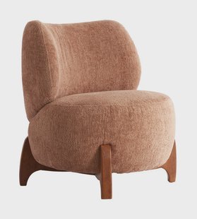 Light & Living Fauteuil Binoa Bouclé - Oud Roze