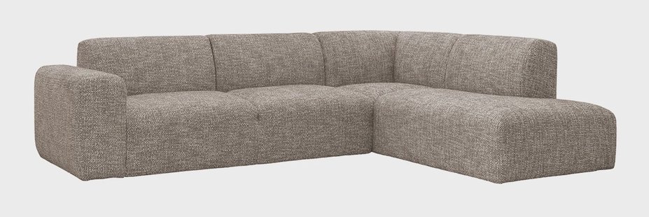 LABEL51 Hoekbank Verona Rechts, 291cm, Silencio-stof - Taupe