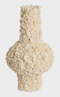 Light & Living Vaas Gyula 47cm - Crème - Rond
