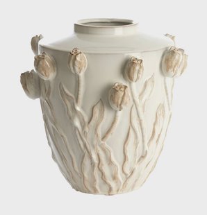Light & Living Vaas Juana Keramiek, 36cm - Crème - Rond