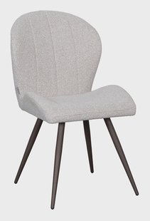 LABEL51 Eetkamerstoel Sil Bouclé - Naturel/Brons