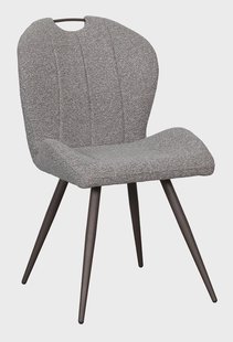 LABEL51 Eetkamerstoel Silly Bouclé - Mushroom/Brons