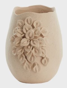 Light & Living Vaas Amiata Keramiek, 26cm - Crème - Ovaal