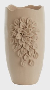 Light & Living Vaas Amiata 31,5 x 27cm - Crème - Ovaal
