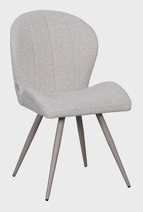 LABEL51 Eetkamerstoel Sil Bouclé - Naturel/Taupe