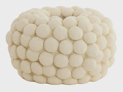 Light & Living Vaas Sea Urchin 23cm - Crème - Rond