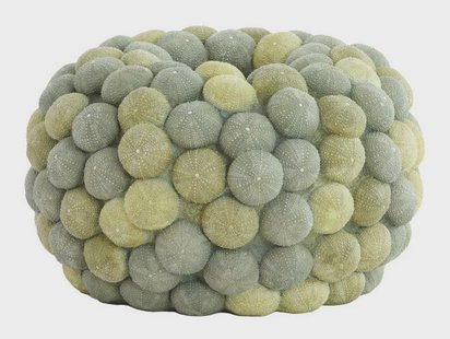 Light & Living Vaas Sea Urchin 23cm - Groen - Rond