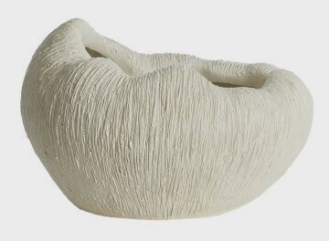 Light & Living Vaas Denisa 21cm - Crème - Ovaal