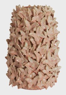 Light & Living Vaas Mariposa Keramiek, 37cm - Roze - Rond