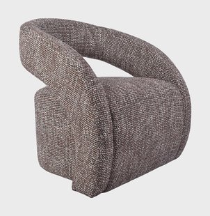 LABEL51 Organische Fauteuil Antibes Geweven stof - Cherry Chocolate