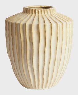 Light & Living Vaas Talea Keramiek, 40cm - Zand/Beige - Rond