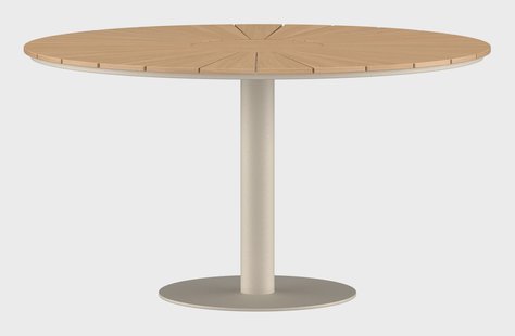 Nohr Ronde Tuintafel Lavelle Teak, Ø120cm - Beige