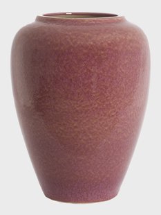 Light & Living Vaas Valeria Keramiek, 64cm - Donkerroze - Rond