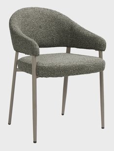 LABEL51 Eetkamerstoel Sora Bouclé - Mushroom/Taupe