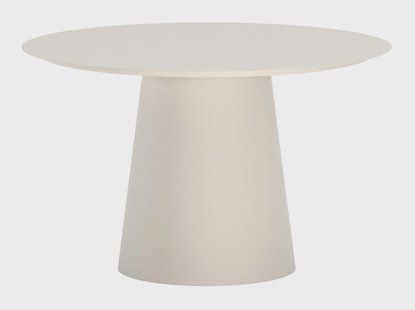 Nohr Ronde Tuintafel Mikeisha Aluminium, Ø120cm - Beige