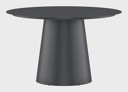 Nohr Ronde Tuintafel Mikeisha Aluminium, Ø120cm - Zwart