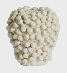 Light & Living Vaas Berries Keramiek, 27cm - Crème - Rond
