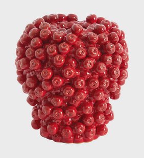 Light & Living Vaas Berries Keramiek, 27cm - Rood - Rond