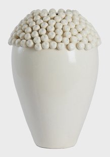 Light & Living Vaas Lovro Keramiek, 57cm - Crème - Rond