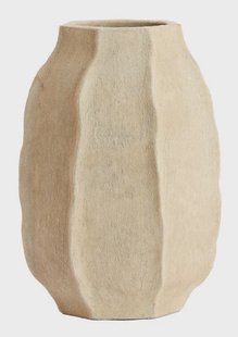 Light & Living Vaas Saphira 42cm - Zand - Rond