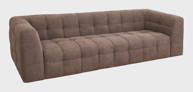 Nohr 3-zits Bank Ashlay 238cm - Bruin