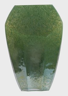 Light & Living Vaas Vionna Glas, 45cm - Donkergroen - Ovaal